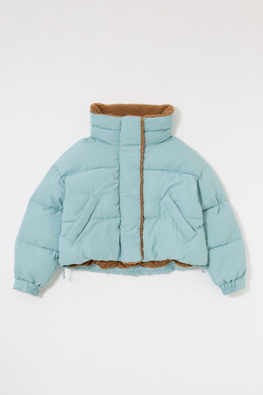 MOUSSY「STAND COLLAR PUFFER ジャケット」|ブルゾン・スタジャン|