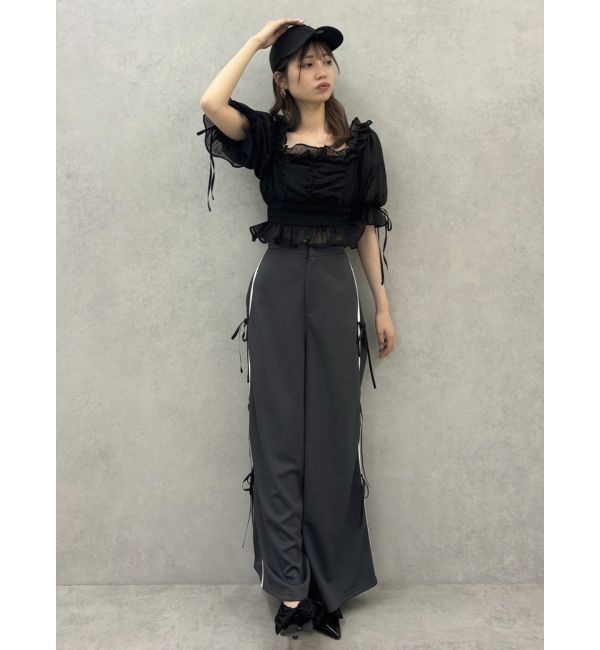 dazzlin「サイドリボントラックパンツ」|その他|
