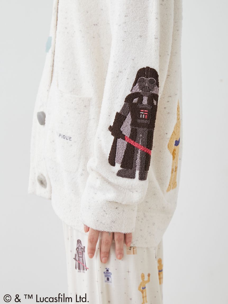 gelato pique「【STAR WARS】【ユニセックス】スムーズィーキャラクターワッペンカーディガン」|ルームウェア|