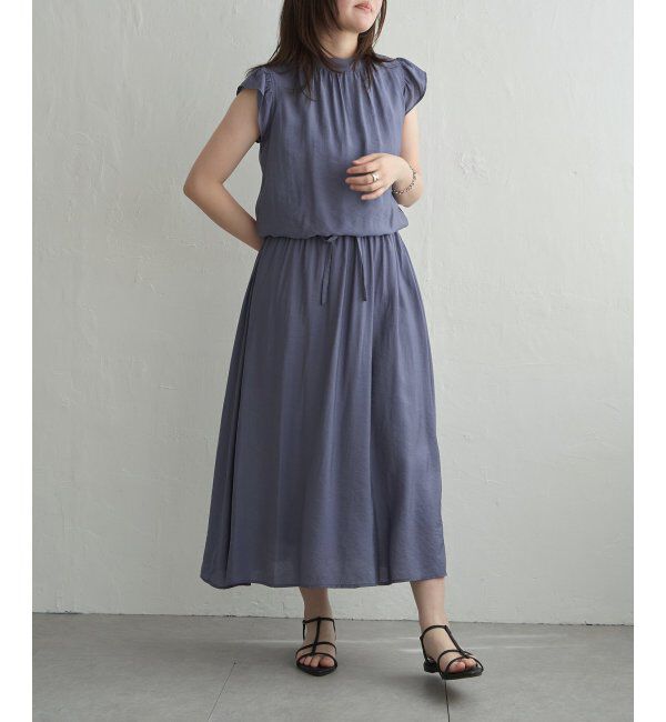 VENCE share style「RNオーガンプチハイネックワンピース」|ワンピース|