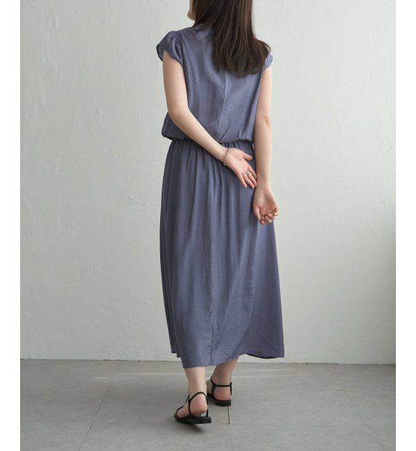 VENCE share style「RNオーガンプチハイネックワンピース」|ワンピース|