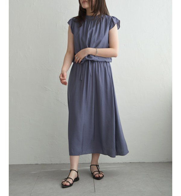 VENCE share style「RNオーガンプチハイネックワンピース」|ワンピース|