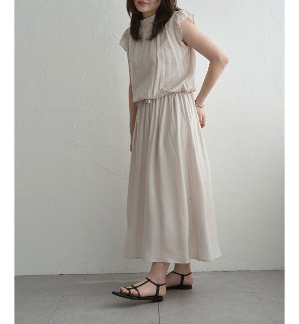 VENCE share style「RNオーガンプチハイネックワンピース」|ワンピース|