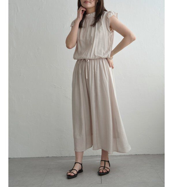 VENCE share style「RNオーガンプチハイネックワンピース」|ワンピース|