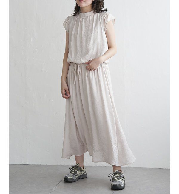 VENCE share style「RNオーガンプチハイネックワンピース」|ワンピース|