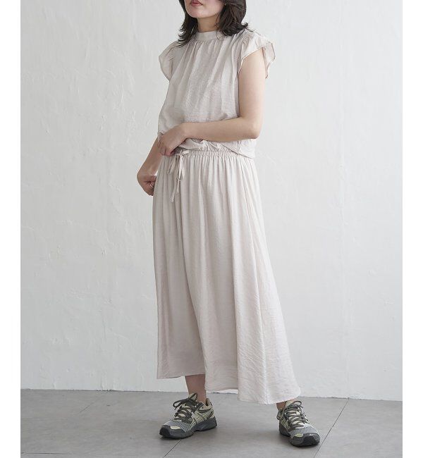 VENCE share style「RNオーガンプチハイネックワンピース」|ワンピース|
