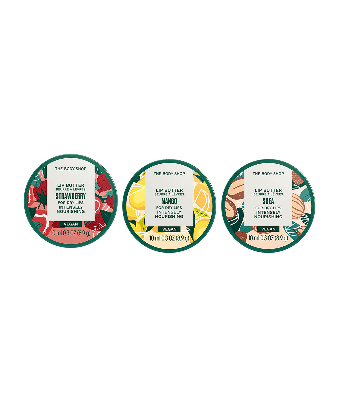 THE BODY SHOP「リップバター トリオ」|キット・セット|