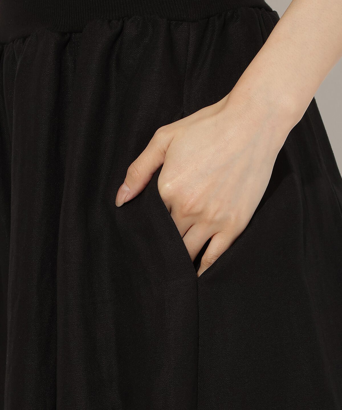 アンドクチュール「リネンタックフレアパンツ」|その他|