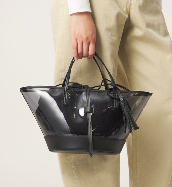 ODETTE E ODILE「【別注】＜THE BAGMATI＞ Clear BLK」|ハンドバッグ|BLACK