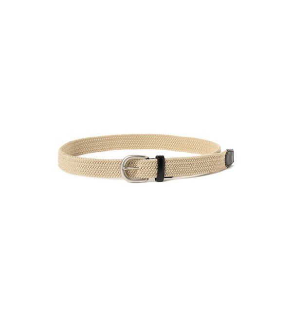 BEAMS「エラスティック メッシュ ベルト」|ベルト|BEIGE