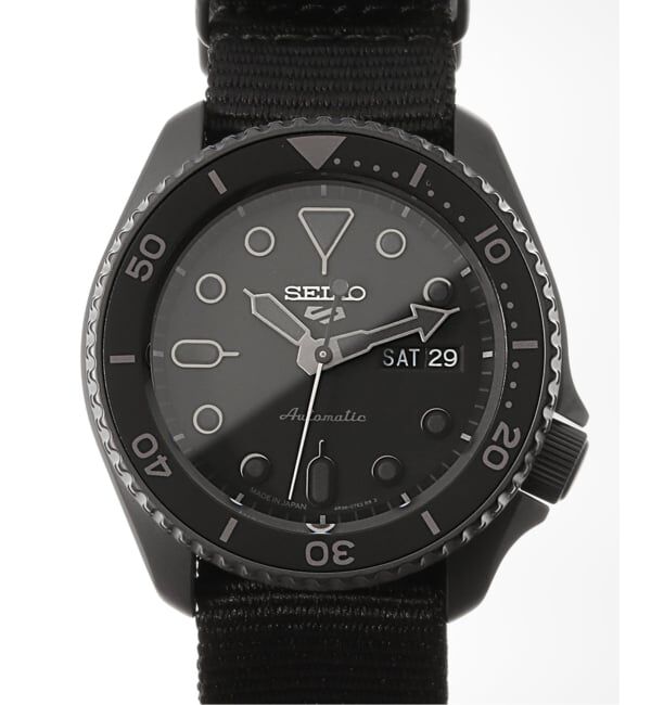 HIROB「SEIKO 5 SPORTS SBSA025 all Black」|腕時計|