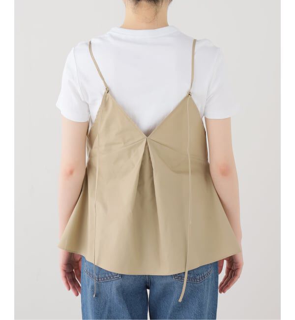 journal standard L'essage「The Loom/ザ ルーム COTTON PLEATED CAMISOLE キャミソール」|キャミソール|
