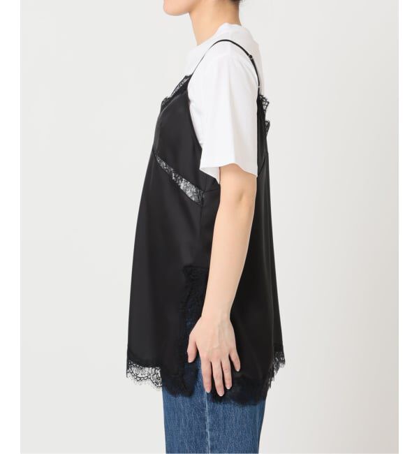 U by SPICK&SPAN「《追加》サテンレースキャミ」|キャミソール|