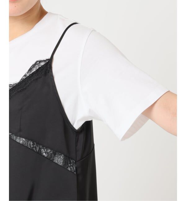 U by SPICK&SPAN「《追加》サテンレースキャミ」|キャミソール|