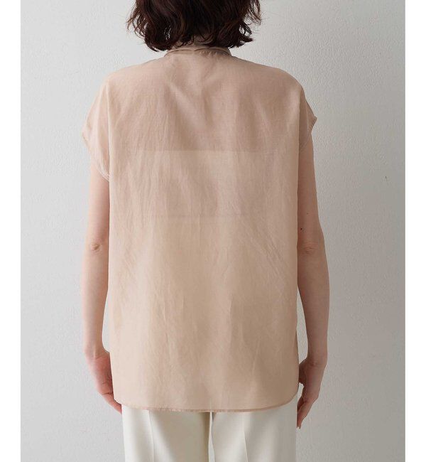  「【WEB＆一部店舗限定カラーあり】コットンシルクボウブラウス」|シャツ・ブラウス|