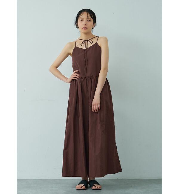 abahouse mavie「【ベッキーコラボ】2WAYリボン キャミソールワンピース【予約】」|ワンピース|