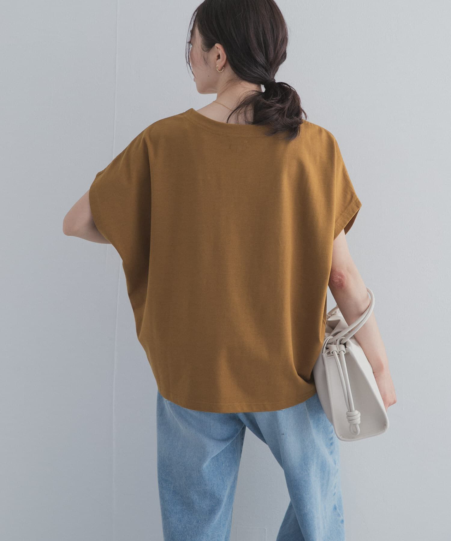 URBAN RESEARCH DOORS「ドライコットンボートネックプルオーバー」|Tシャツ・カットソー|