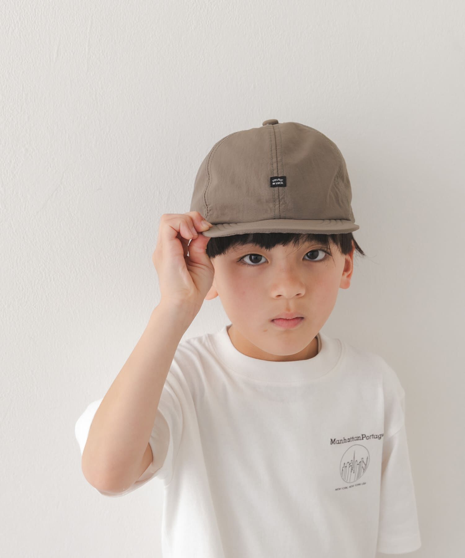 URBAN RESEARCH DOORS「撥水テクニカルキャップ(KIDS)」|その他|カーキ