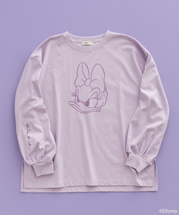 earth music&ecology「Disney/アソートプリントロンTEE」|Tシャツ・カットソー|Lavender