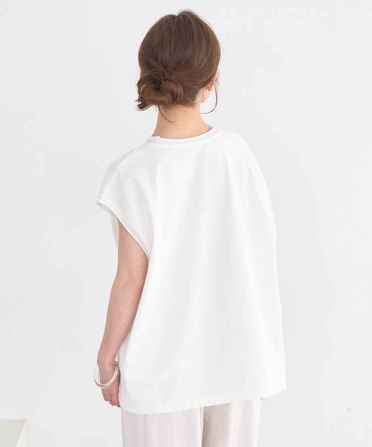 earth music&ecology「フレンチスリーブプリントTシャツ」|Tシャツ・カットソー|