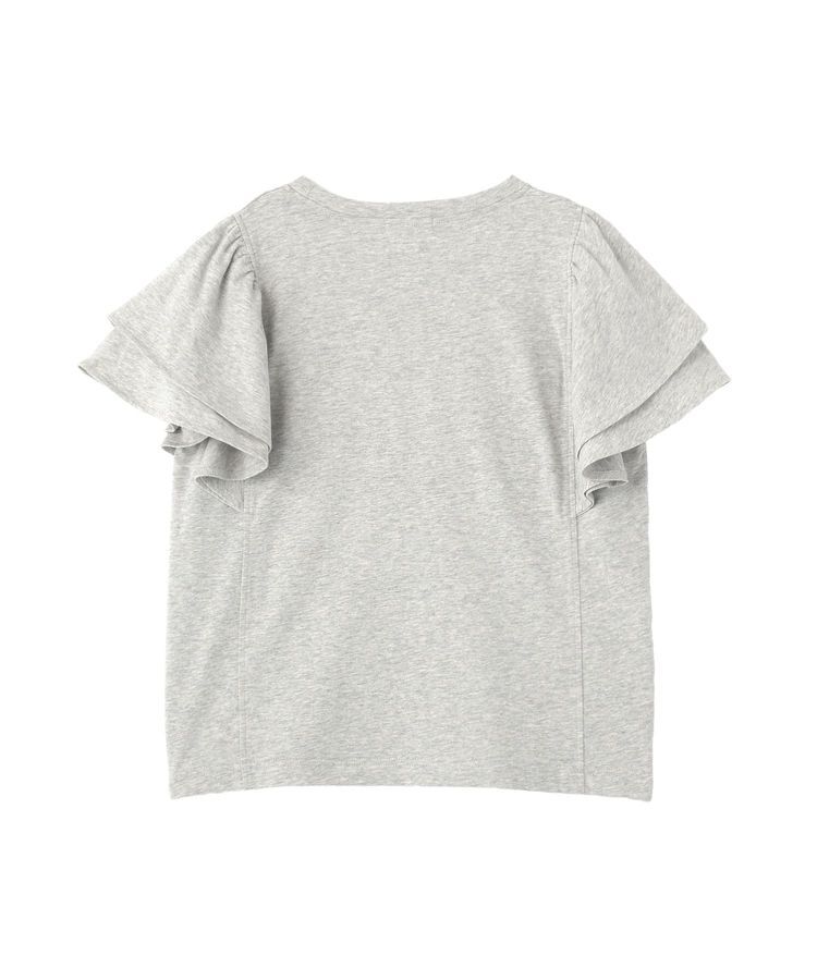 earth music&ecology「フリルスリーブプルオーバー」|Tシャツ・カットソー|