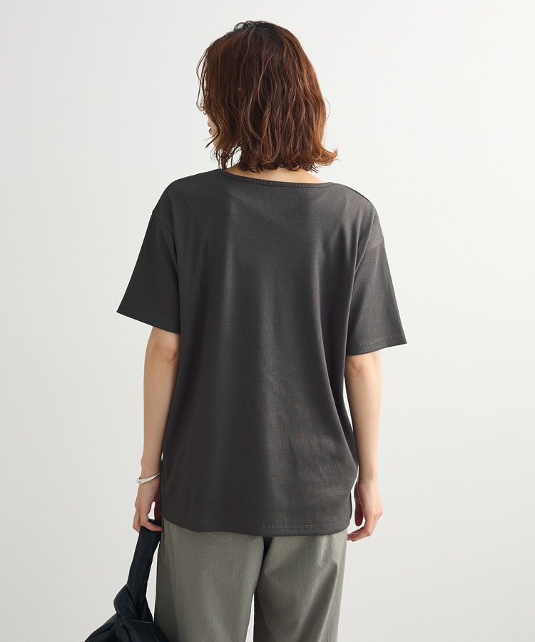 Green Parks「・Petit Fleur リブオーバーサイズTEE」|Tシャツ・カットソー|