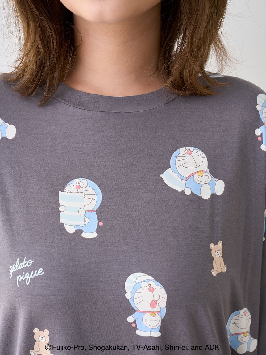 gelato pique「【ドラえもん】【ユニセックス】おはようおやすみTシャツ」|ルームウェア|