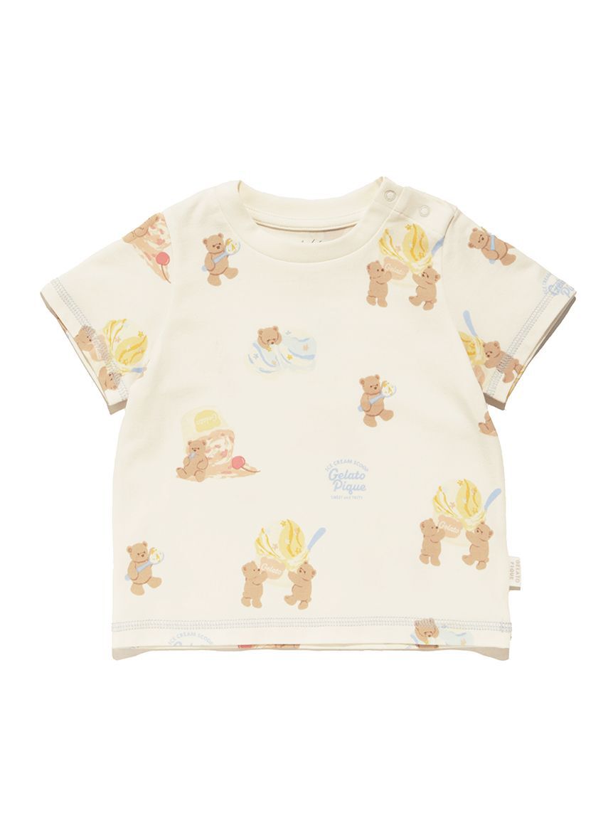 GELATO PIQUE KIDS & BABY「【BABY】【接触冷感】アイスクリームベア柄Tシャツ」|その他ベビーウェア|