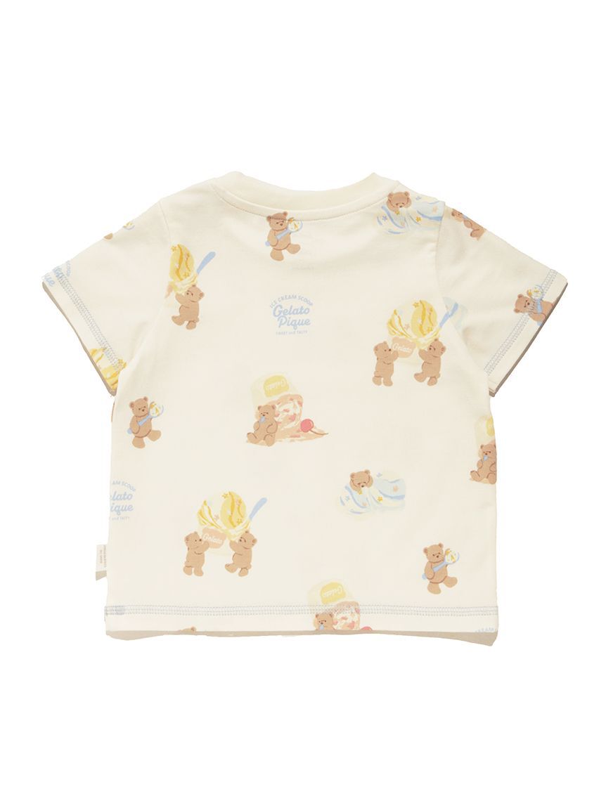 GELATO PIQUE KIDS & BABY「【BABY】【接触冷感】アイスクリームベア柄Tシャツ」|その他ベビーウェア|
