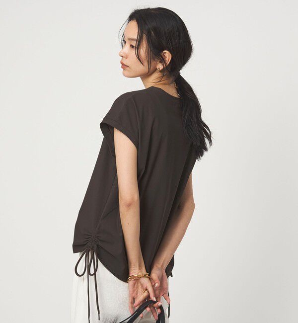 UNITED ARROWS green label relaxing「サイド ドロスト ノースリーブ カットソー」|Tシャツ・カットソー|