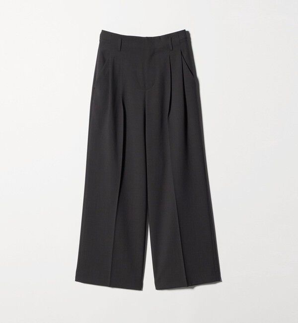 BEAUTY&YOUTH UNITED ARROWS「ポリエステルブレンド ２タック タブワイドパンツ」|その他|