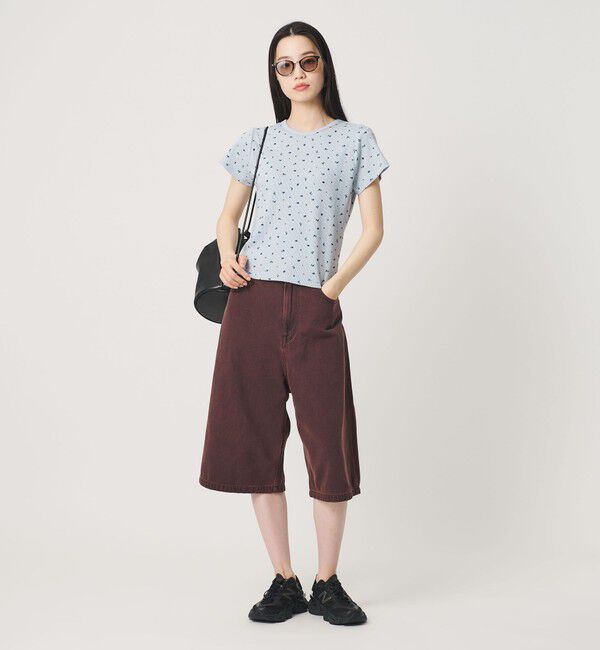 BEAUTY&YOUTH UNITED ARROWS「フラワー ワッフル ショートスリーブTシャツ」|Tシャツ・カットソー|