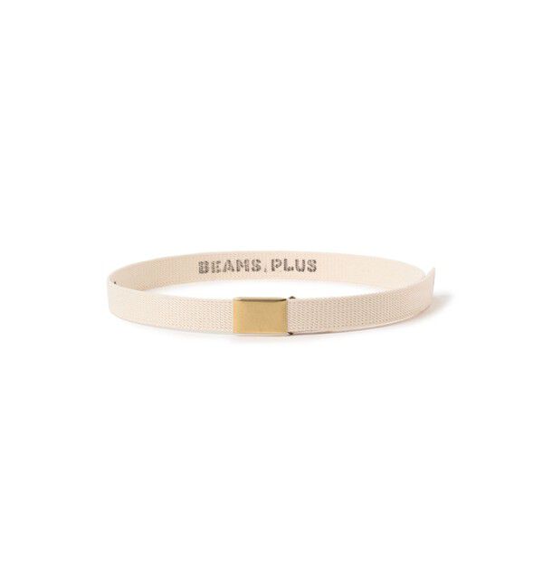 BEAMS PLUS「BEAMS PLUS / コットンキャンバス プレートベルト」|ベルト|