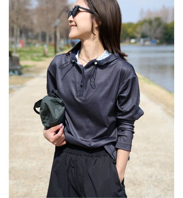 OUTDOOR PRODUCTS Usual Things「miller ex Swim Rash gard hoody」|Tシャツ・カットソー|ブラック
