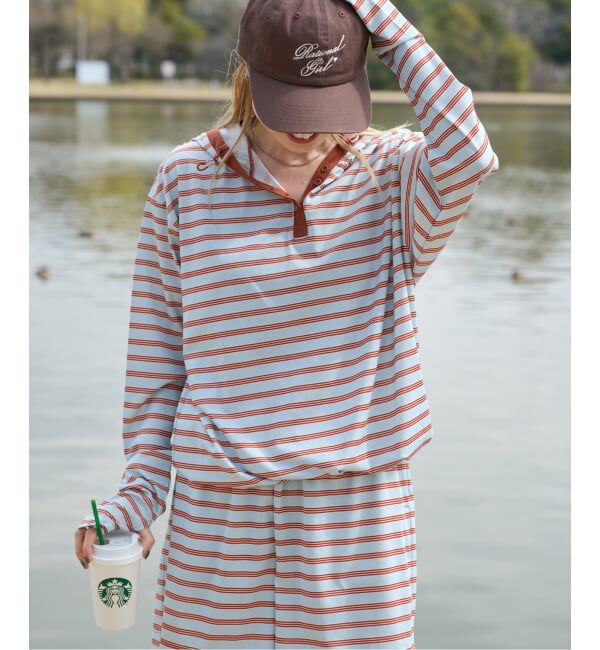 OUTDOOR PRODUCTS Usual Things「miller ex Swim Rash gard hoody」|Tシャツ・カットソー|