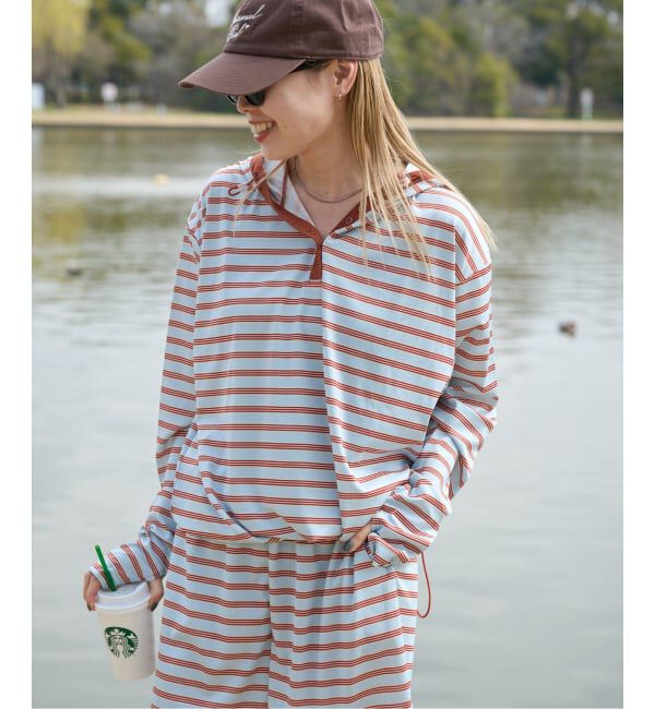 OUTDOOR PRODUCTS Usual Things「miller ex Swim Rash gard hoody」|Tシャツ・カットソー|