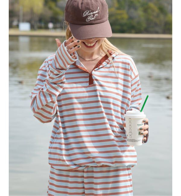 OUTDOOR PRODUCTS Usual Things「miller ex Swim Rash gard hoody」|Tシャツ・カットソー|