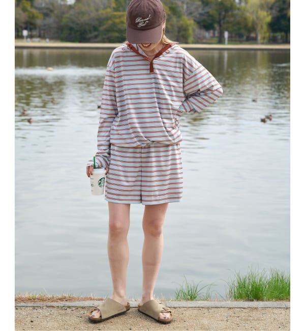 OUTDOOR PRODUCTS Usual Things「miller ex Swim Rash gard hoody」|Tシャツ・カットソー|