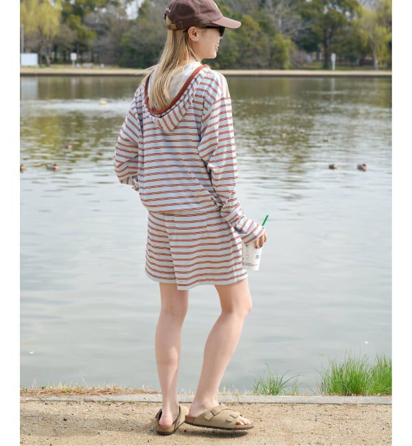 OUTDOOR PRODUCTS Usual Things「miller ex Swim Rash gard hoody」|Tシャツ・カットソー|