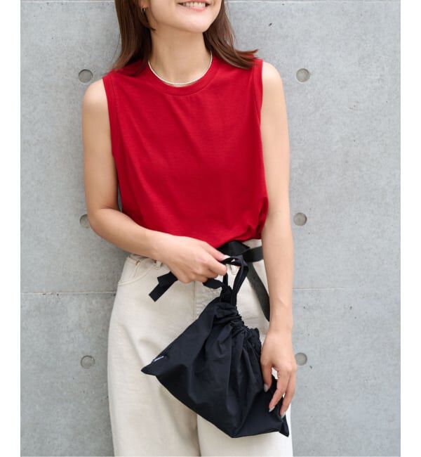 OUTDOOR PRODUCTS Usual Things「ストレッチジャージールーズノースリ セットアップ対応」|Tシャツ・カットソー|