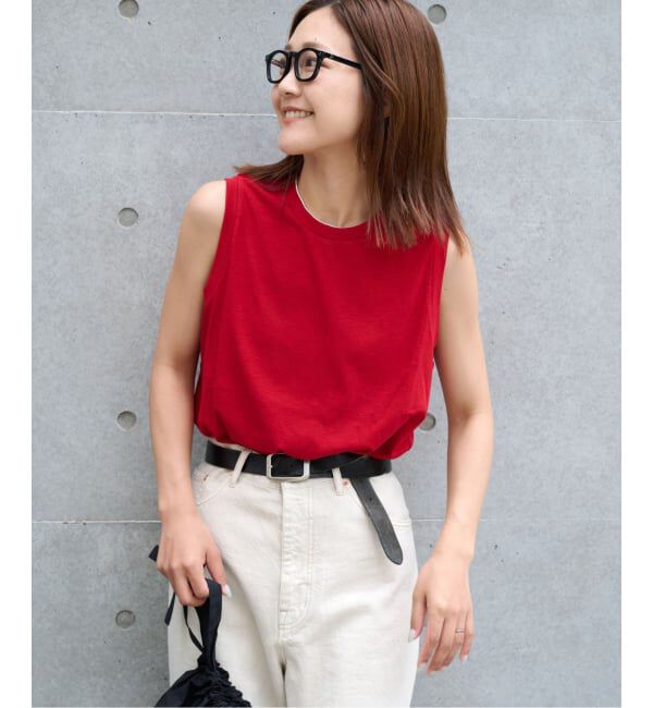 OUTDOOR PRODUCTS Usual Things「ストレッチジャージールーズノースリ セットアップ対応」|Tシャツ・カットソー|