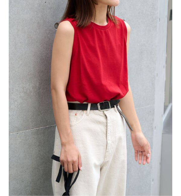 OUTDOOR PRODUCTS Usual Things「ストレッチジャージールーズノースリ セットアップ対応」|Tシャツ・カットソー|