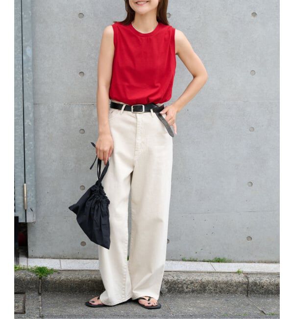OUTDOOR PRODUCTS Usual Things「ストレッチジャージールーズノースリ セットアップ対応」|Tシャツ・カットソー|