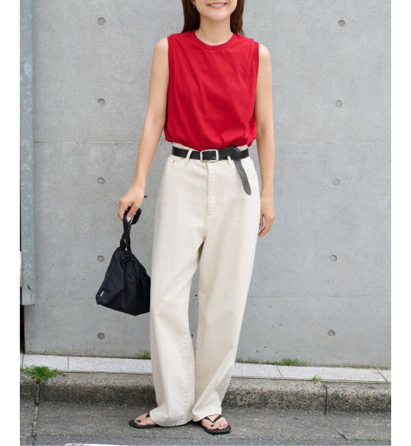 OUTDOOR PRODUCTS Usual Things「ストレッチジャージールーズノースリ セットアップ対応」|Tシャツ・カットソー|