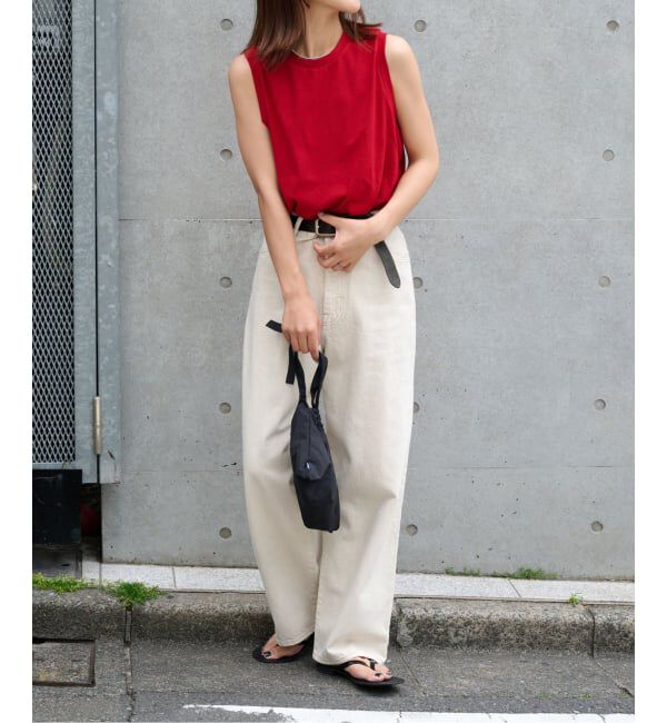 OUTDOOR PRODUCTS Usual Things「ストレッチジャージールーズノースリ セットアップ対応」|Tシャツ・カットソー|