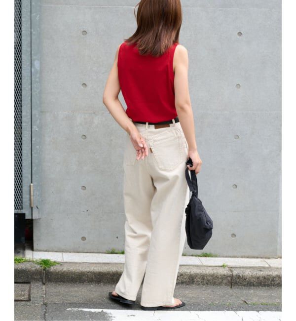 OUTDOOR PRODUCTS Usual Things「ストレッチジャージールーズノースリ セットアップ対応」|Tシャツ・カットソー|