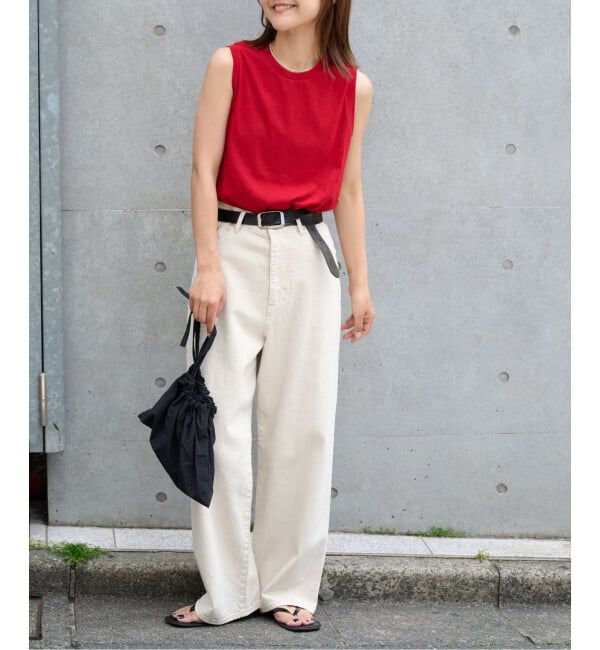 OUTDOOR PRODUCTS Usual Things「ストレッチジャージールーズノースリ セットアップ対応」|Tシャツ・カットソー|