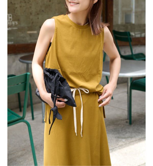 OUTDOOR PRODUCTS Usual Things「ストレッチジャージールーズノースリ セットアップ対応」|Tシャツ・カットソー|