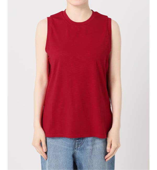 OUTDOOR PRODUCTS Usual Things「ストレッチジャージールーズノースリ セットアップ対応」|Tシャツ・カットソー|