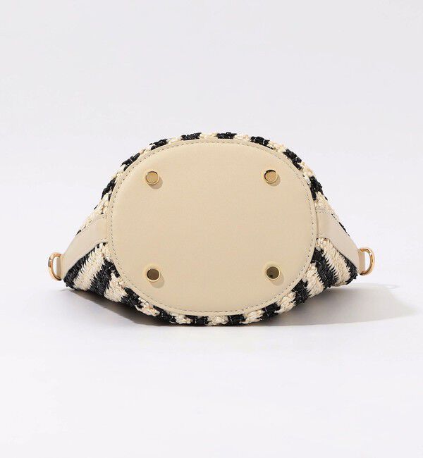 TOMORROWLAND GOODS「Atelier TOMORROWLAND LOTUS STRIPE ハンドバッグ　」|かごバッグ|